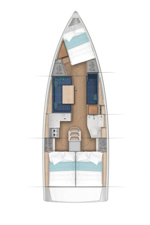 Ancsika cabin and deck layout plan